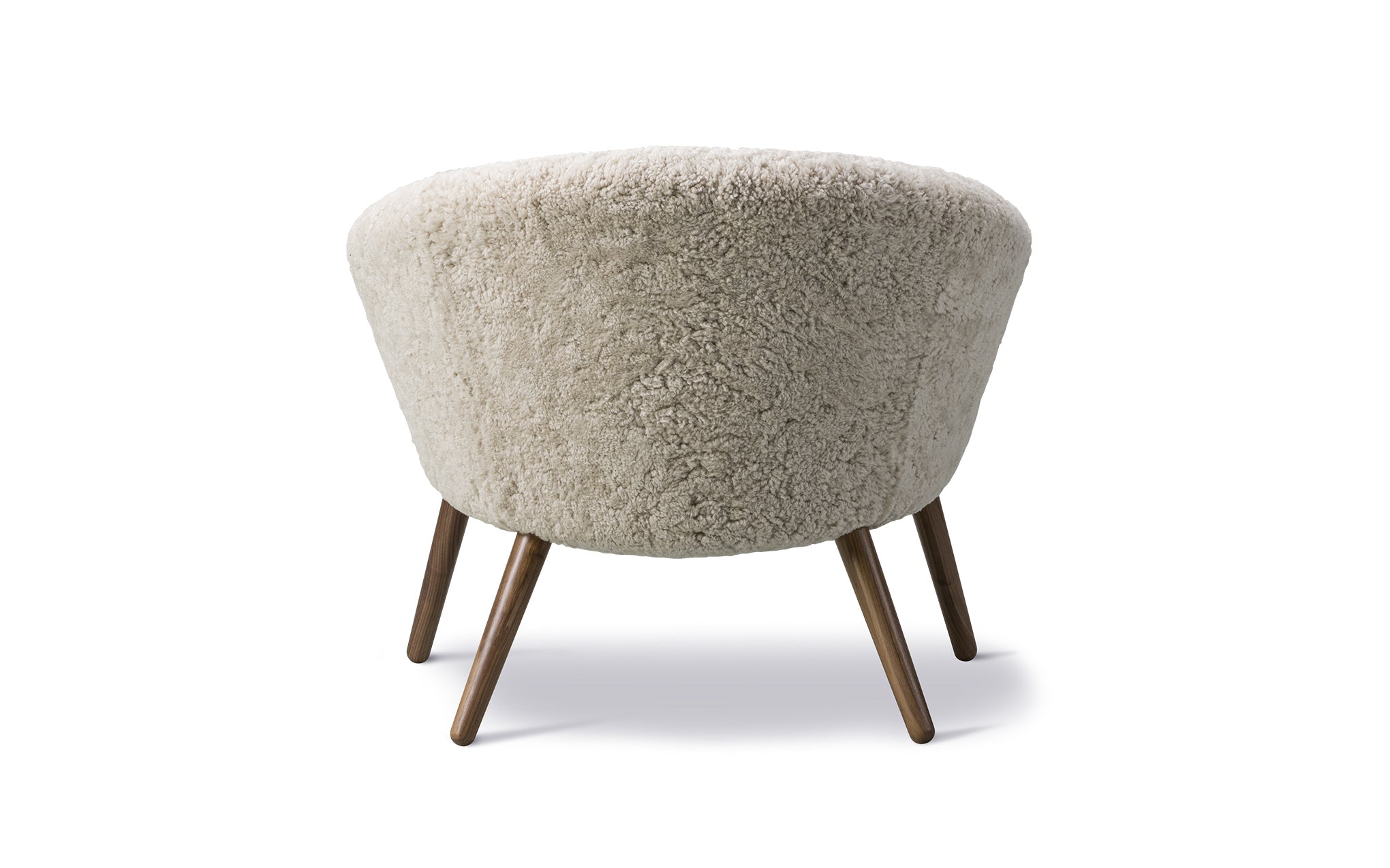 Ditzel lounge chair - sheepskin