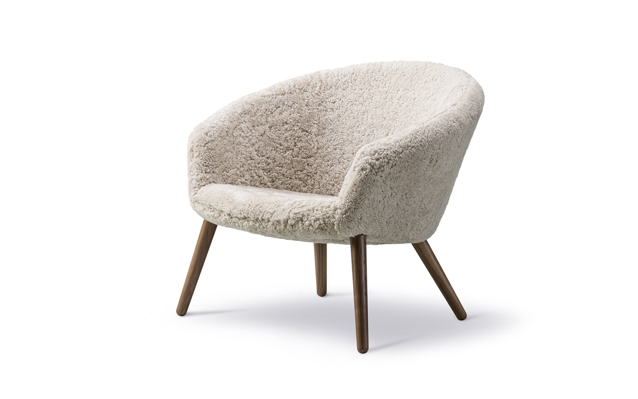 Ditzel lounge chair - sheepskin