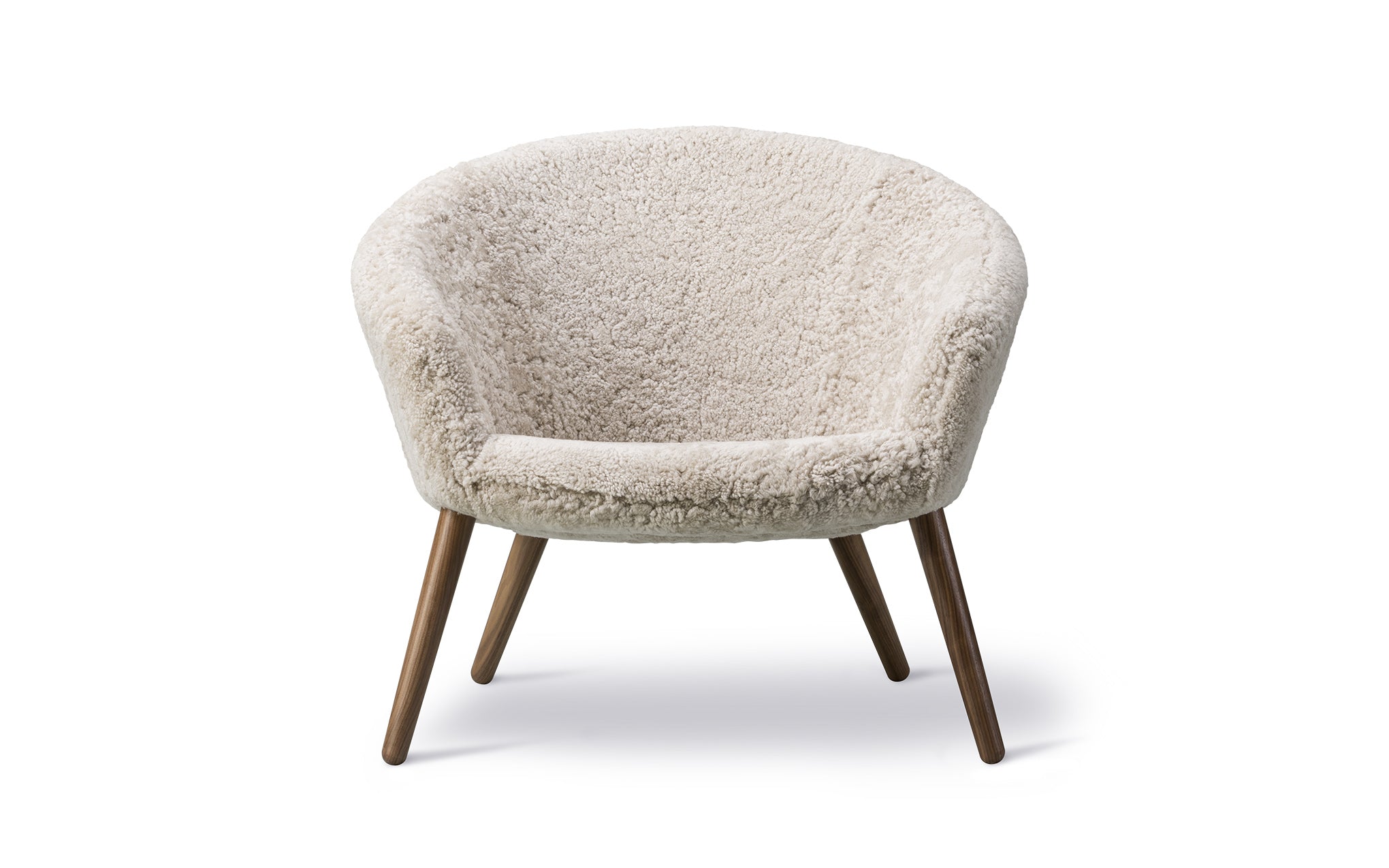 Ditzel lounge chair - sheepskin