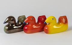 Bird figurine - yellow