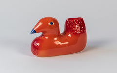 Bird figurine - orange