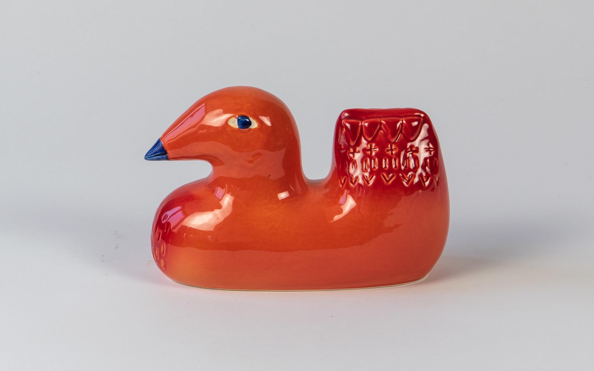 Bird figurine - orange