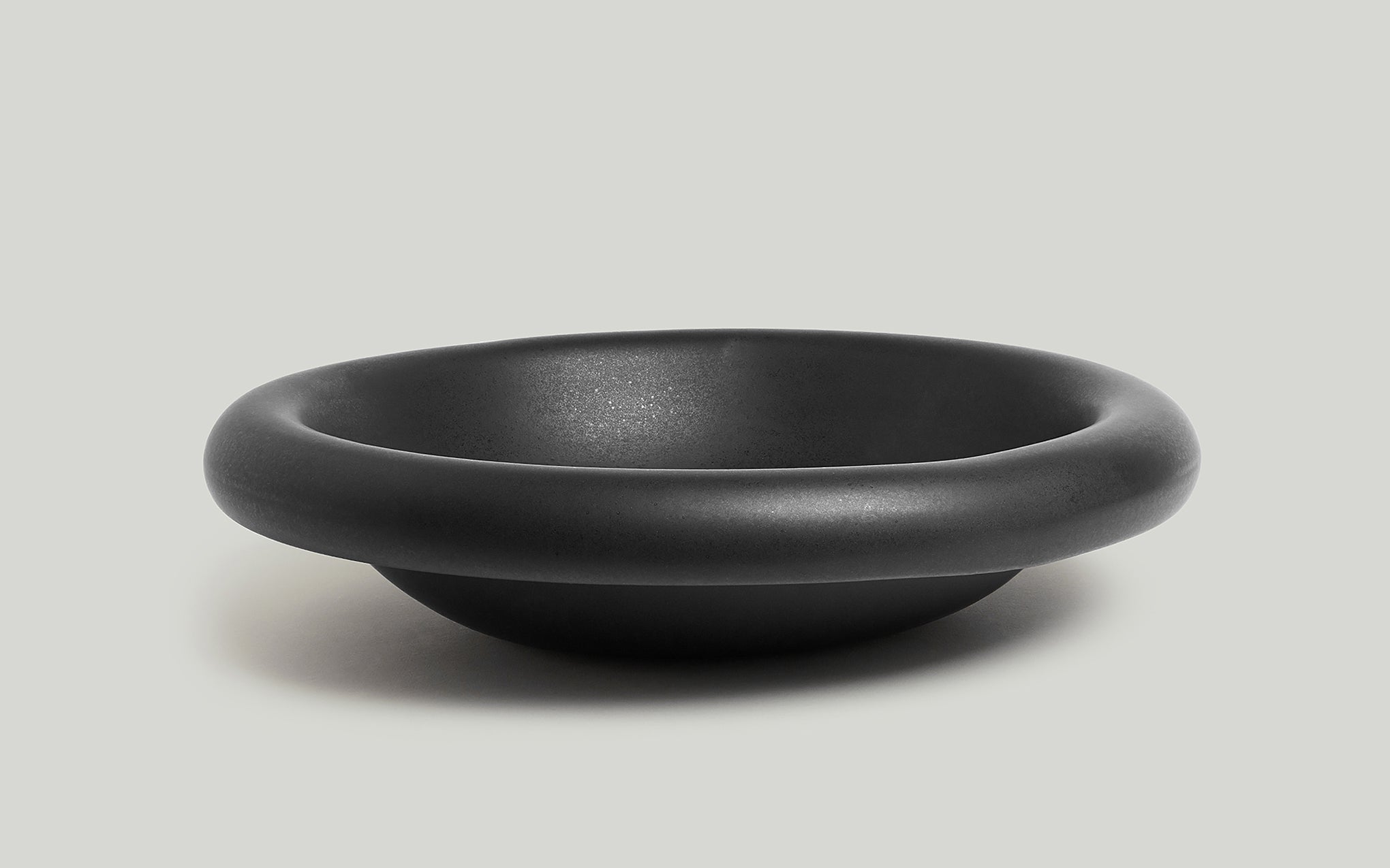 Dough wide bowl - charcoal