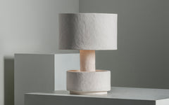 Earth table light with dish