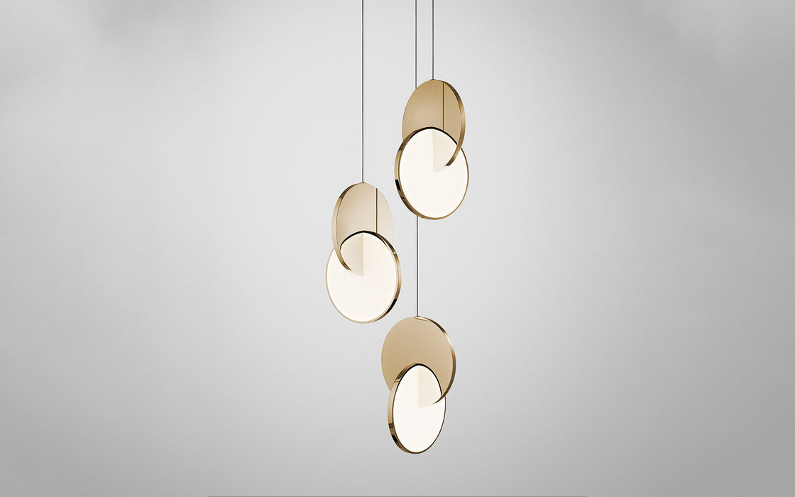 Eclipse chandelier - 3 piece