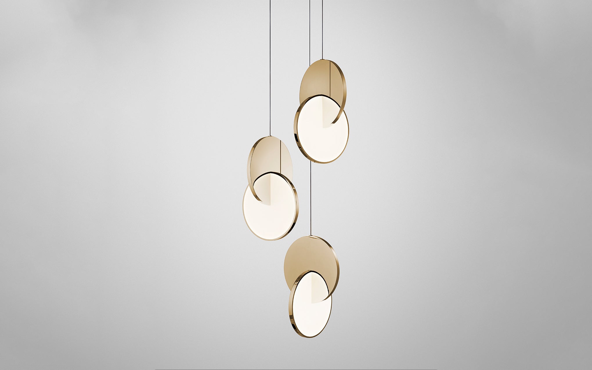 Eclipse chandelier - 3 piece