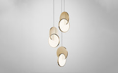 Eclipse chandelier - 3 piece