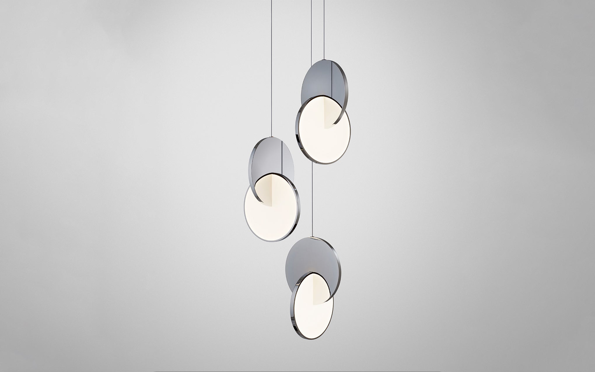 Eclipse chandelier - 3 piece