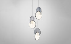 Eclipse chandelier - 3 piece