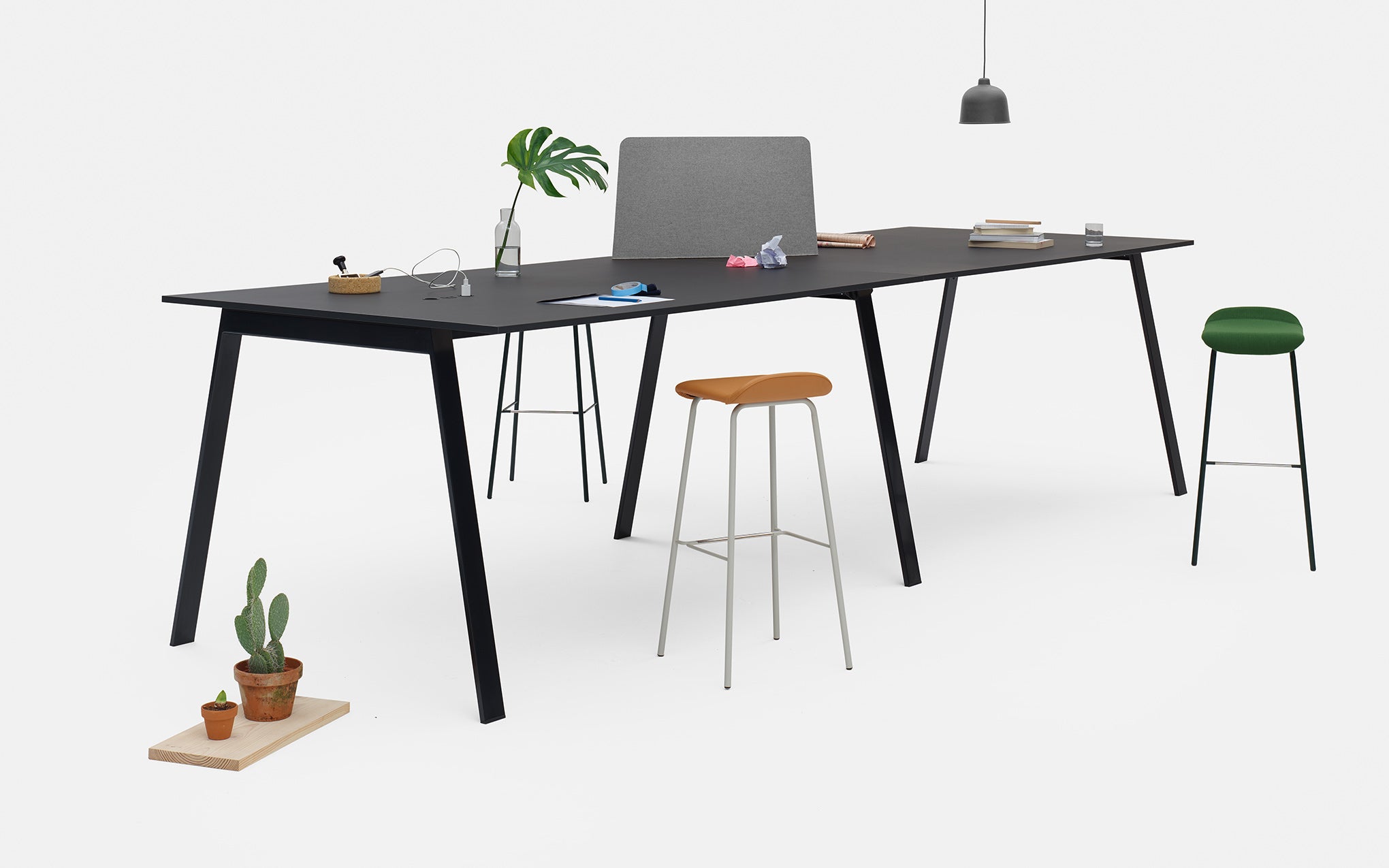 Piece conference table system - high