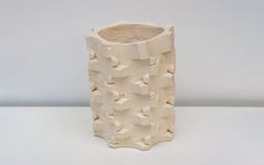 Bolt small vase - cream