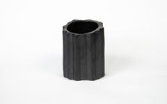 Collo small vase - matt black glaze