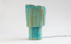 Rib table lamp - deep sea