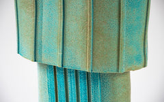 Rib table lamp - deep sea