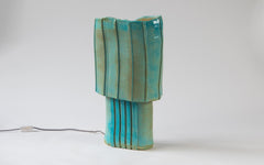 Rib table lamp - deep sea