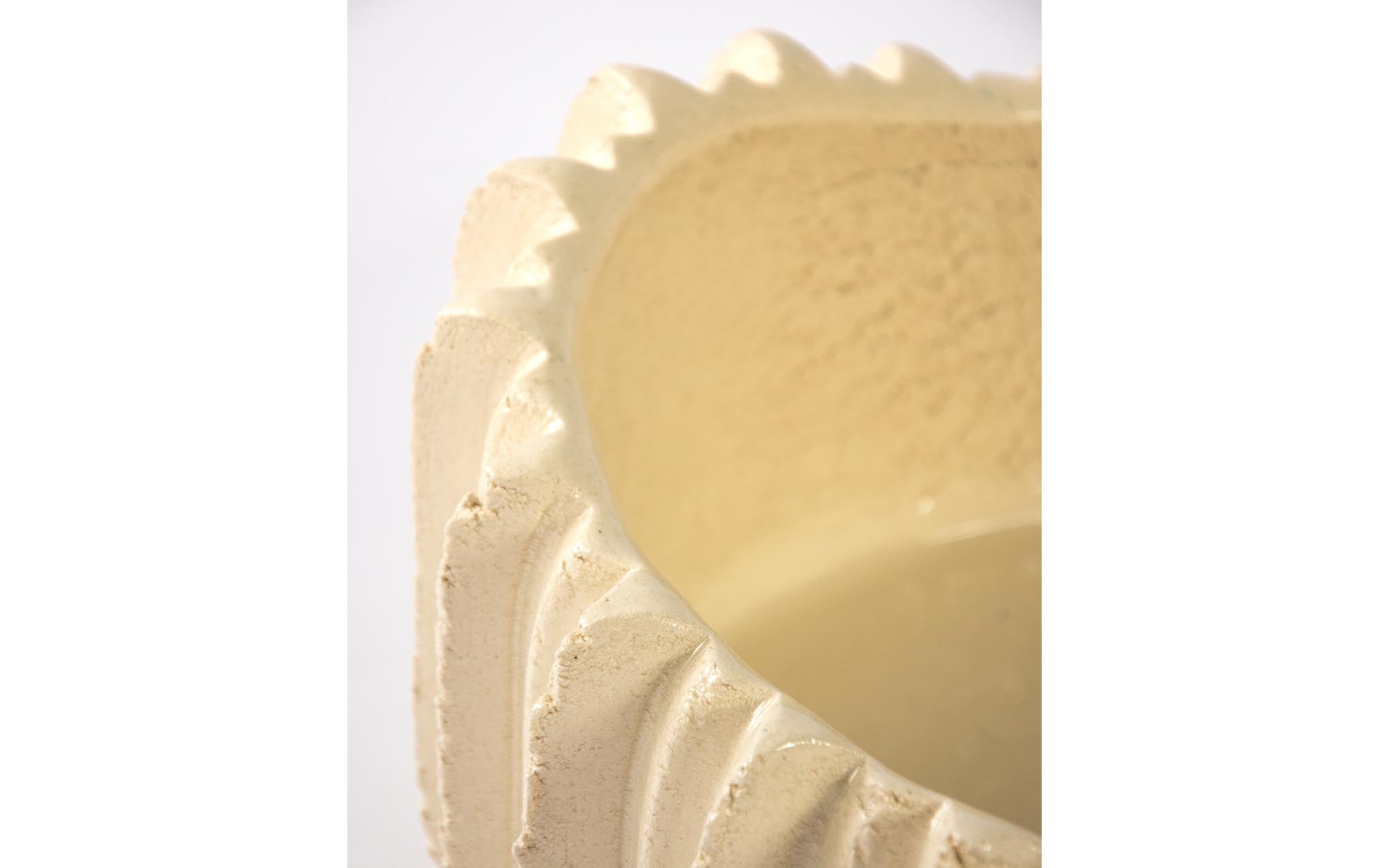 Sawguana bowl - clear glaze