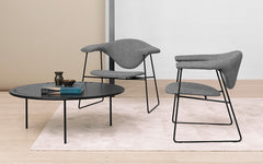 Masculo lounge chair - sledge base