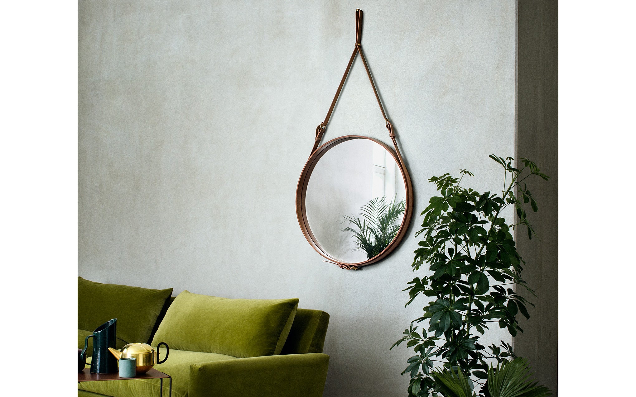 Adnet wall mirror - circular