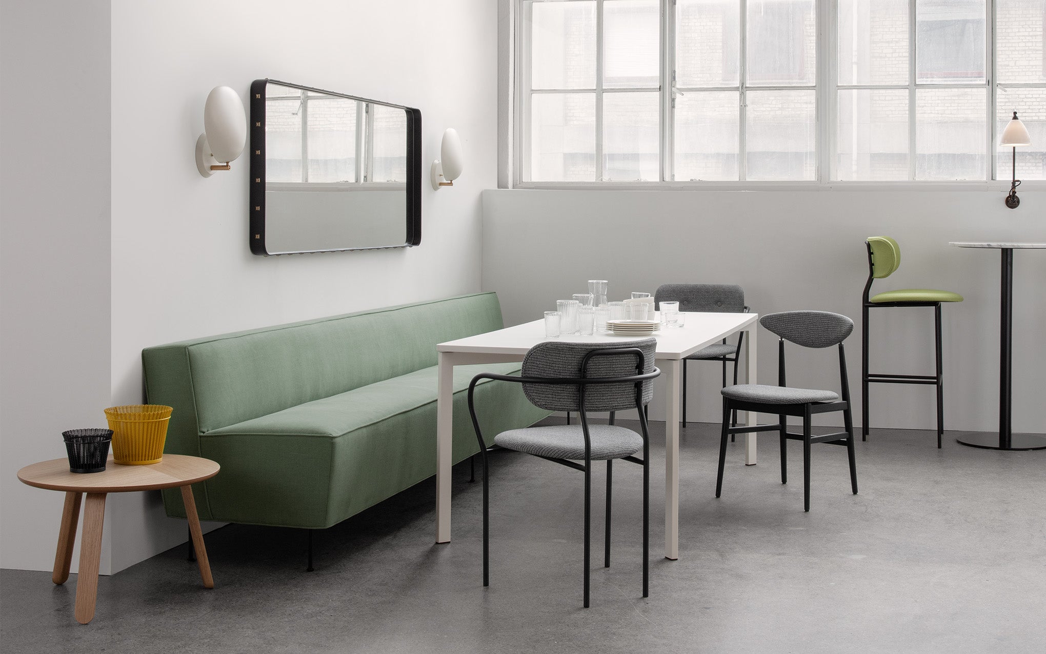 Adnet wall mirror - rectangular