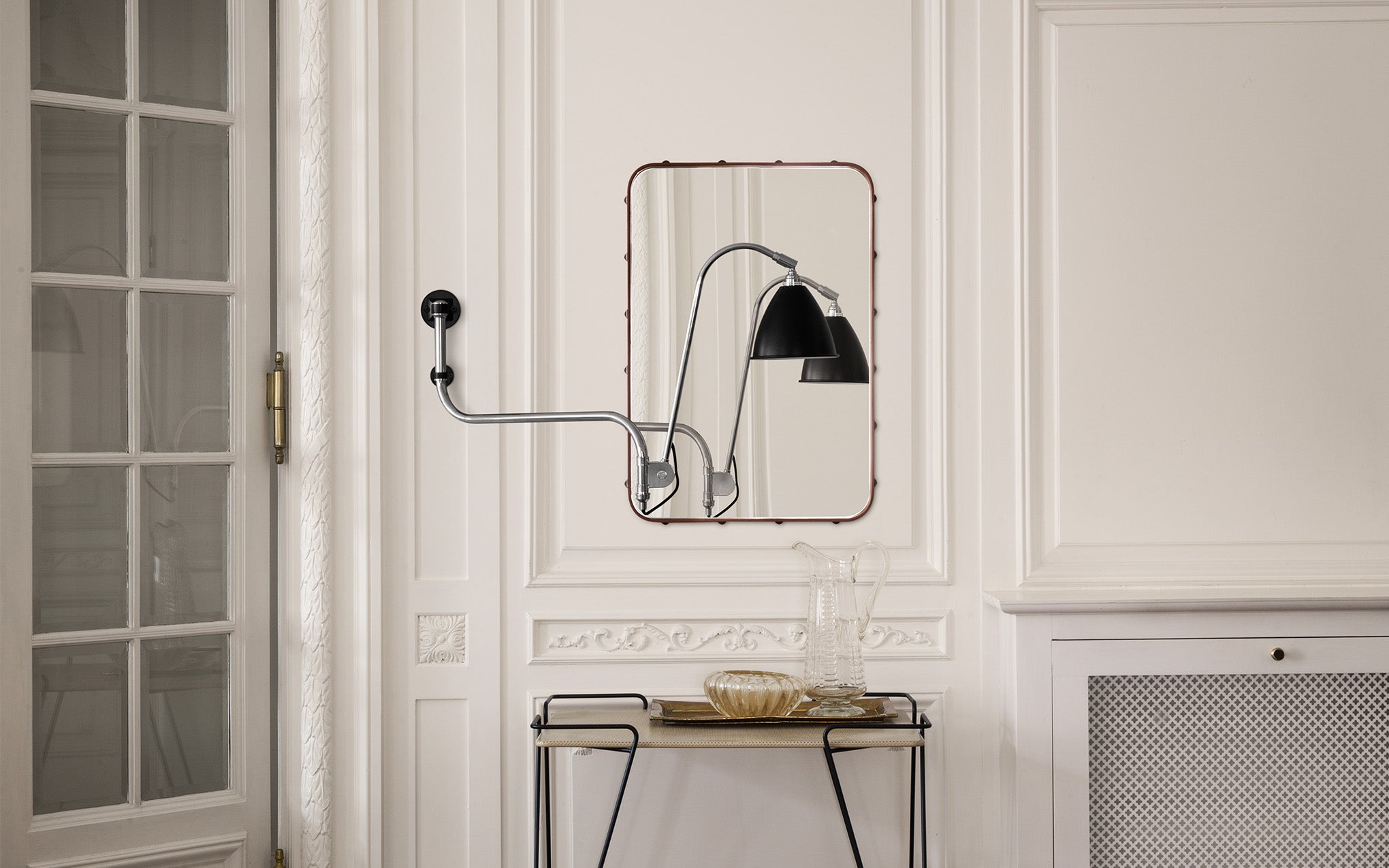 Adnet wall mirror - rectangular