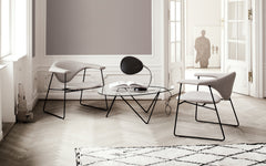 Masculo lounge chair - sledge base