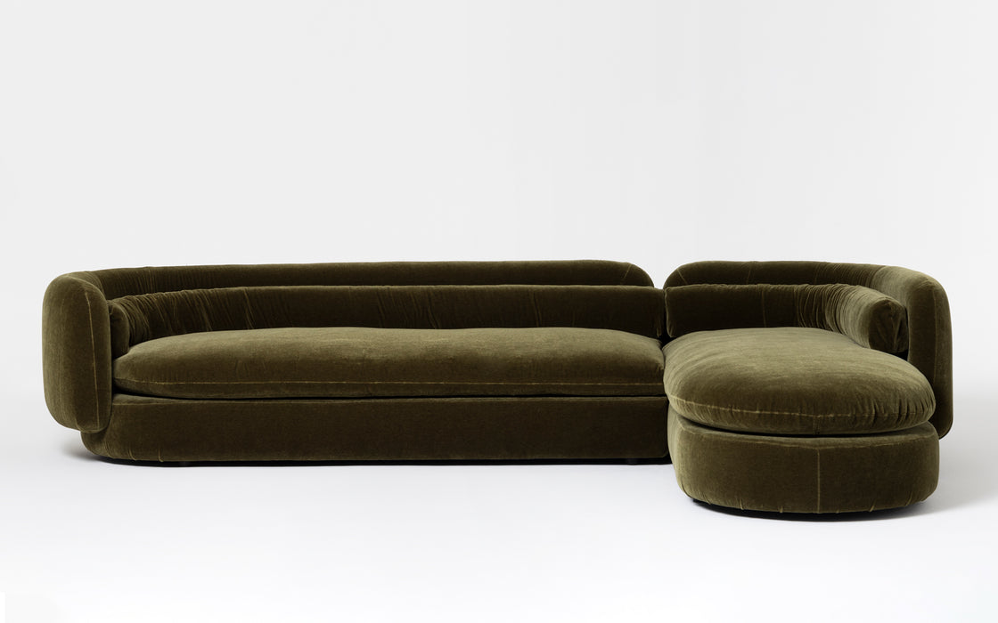 Group sectional sofa system - short back