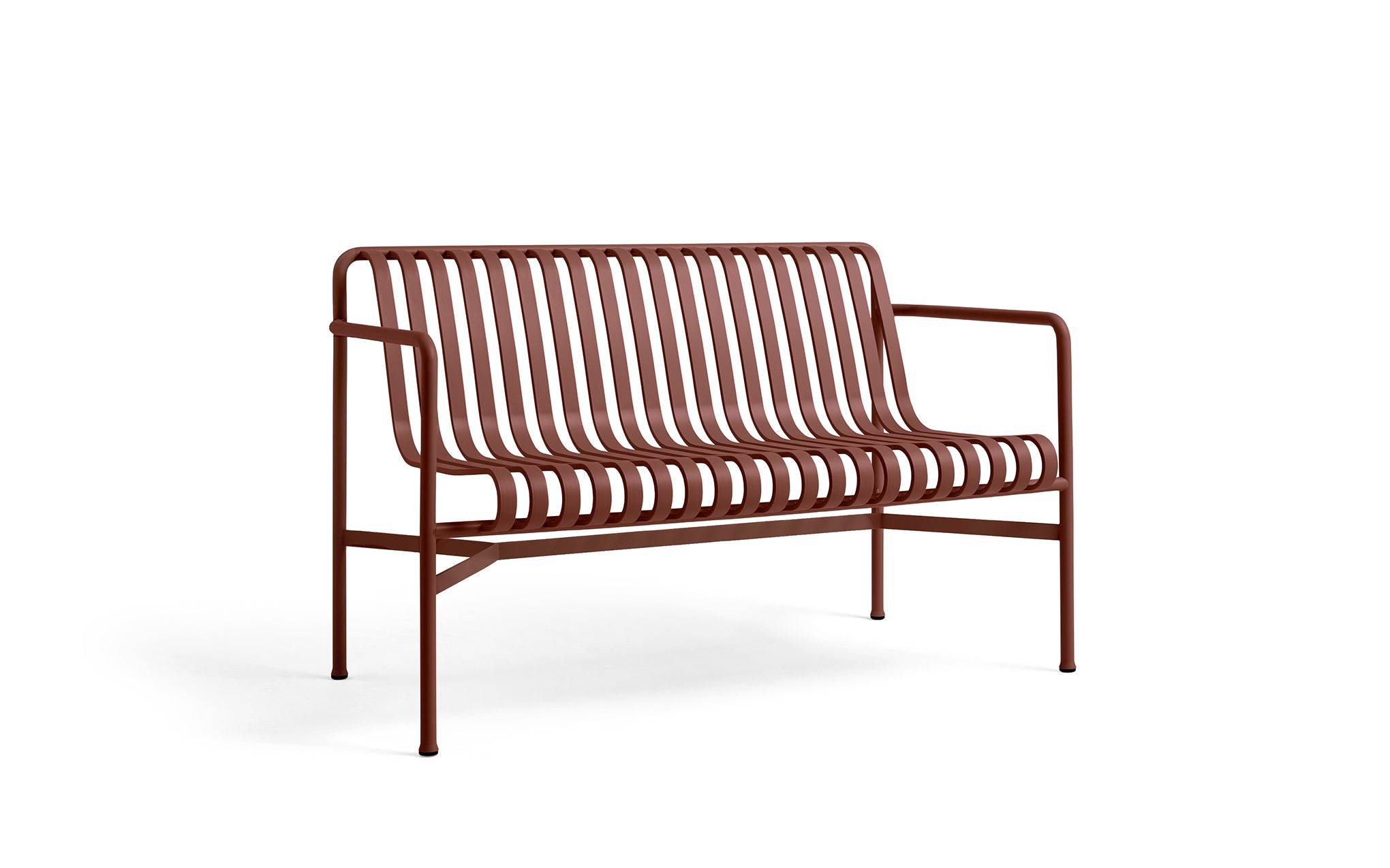 Palissade dining bench - with armrests