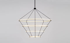 Halo chandelier - 4 rings