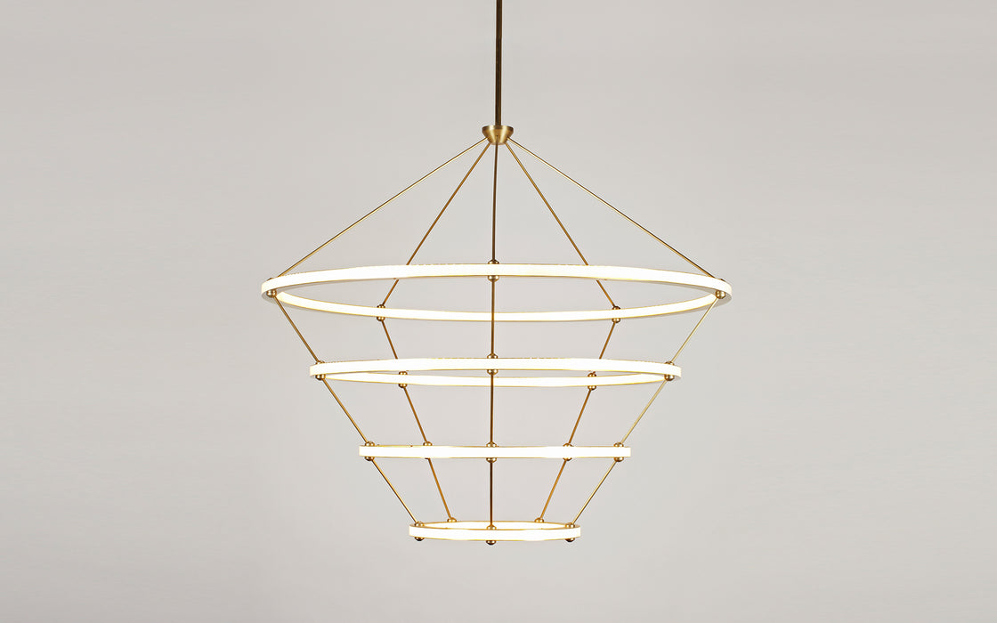 Halo chandelier - 4 rings