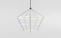 Halo chandelier - 3 rings