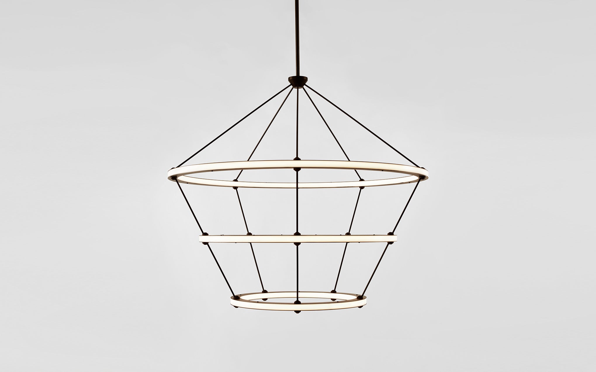 Halo chandelier - 3 rings