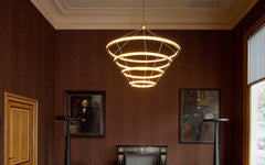 Halo chandelier - 4 rings