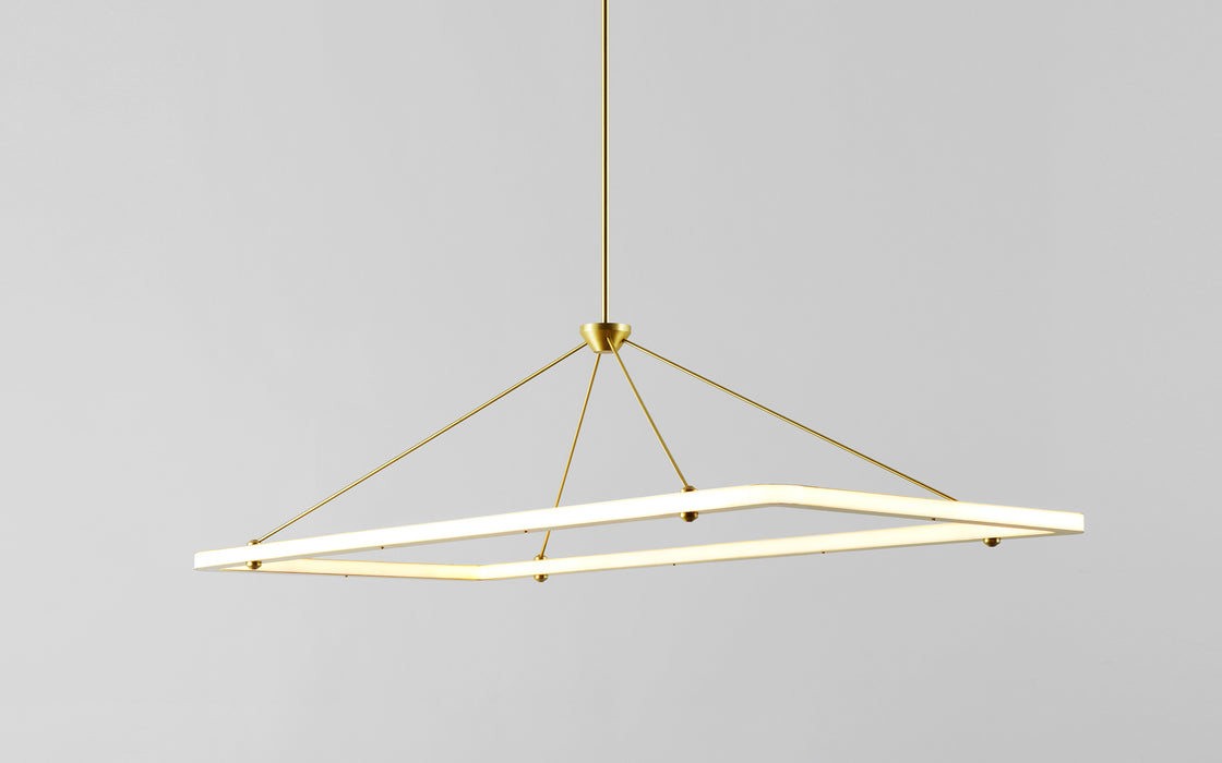 Halo pendant - rectangle