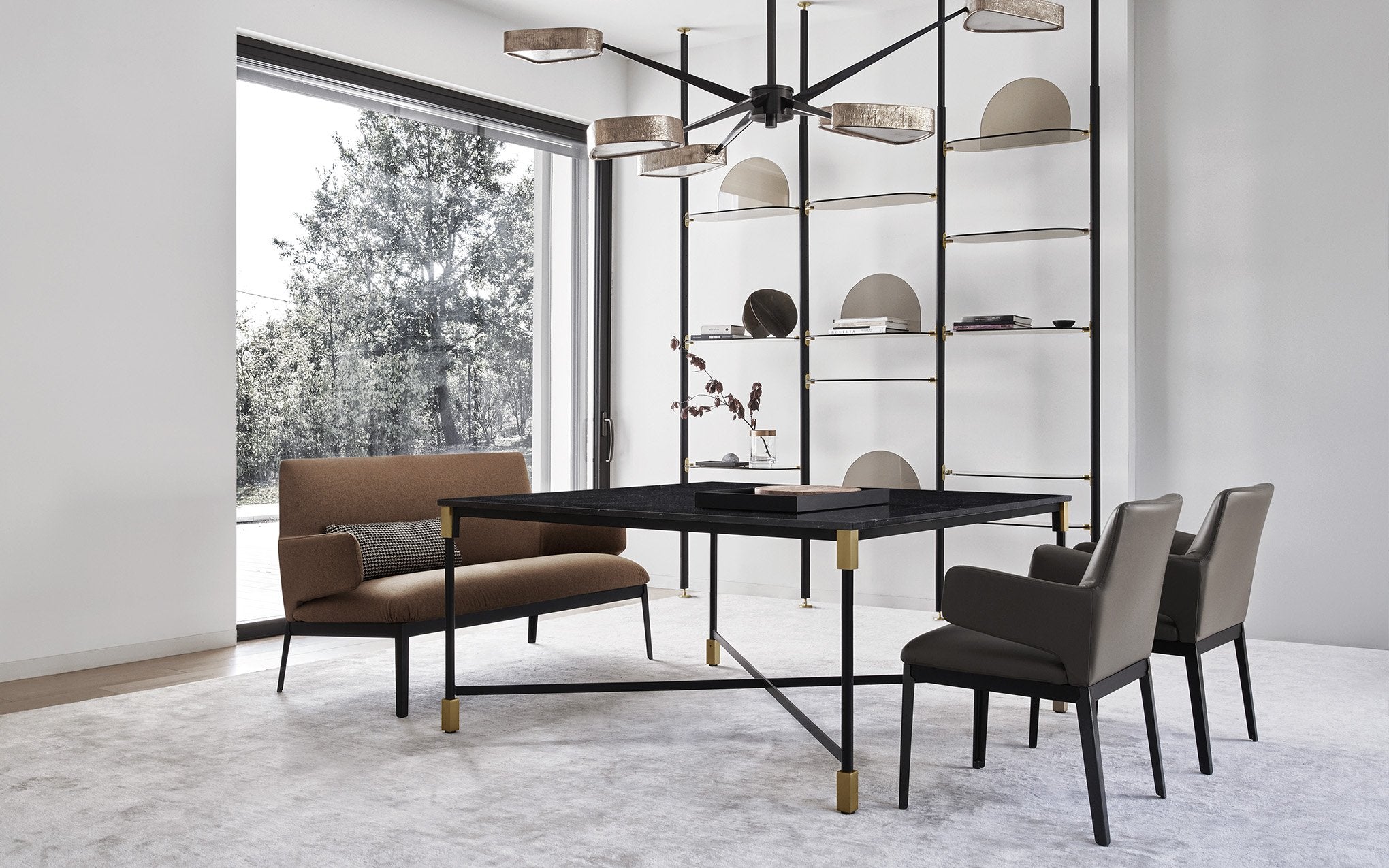 Hug love seat - high back