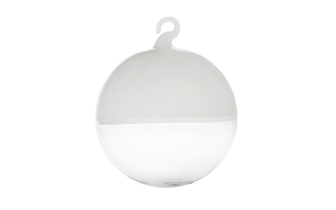Light Bauble - white & clear