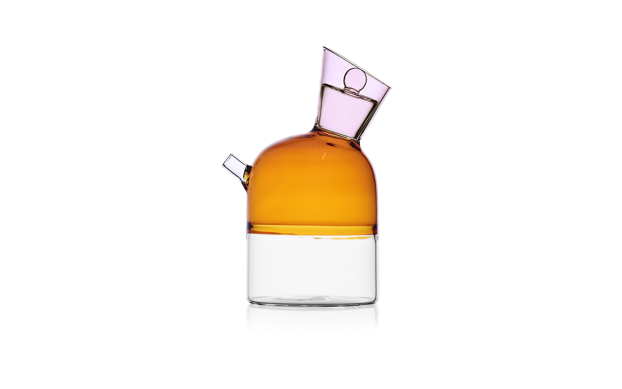 Travasi oil bottle - amber, clear & pink