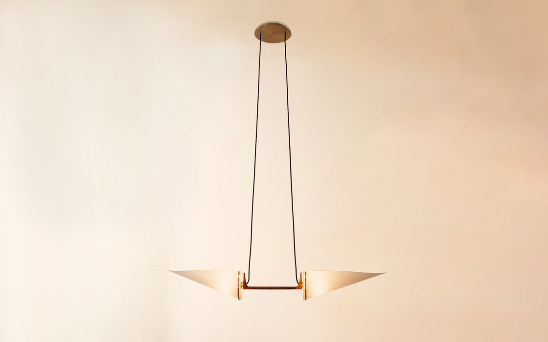 Armitage double suspension lamp