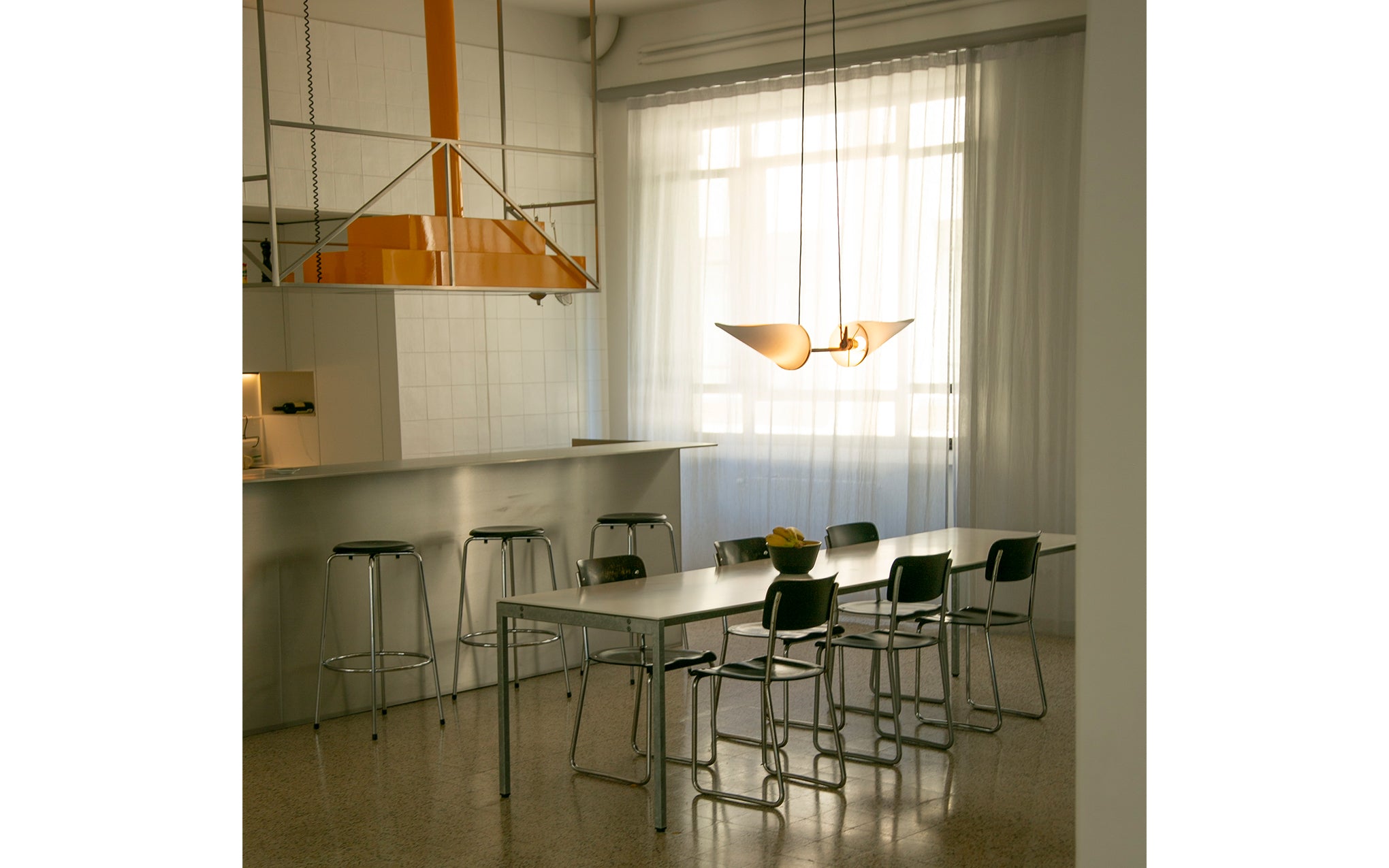 Armitage double suspension lamp