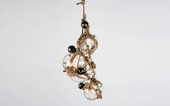 Knotty Bubbles chandelier - 1 Large, 2 Small Bubbles, 5 Barnacles
