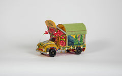 Tin lorry ornament