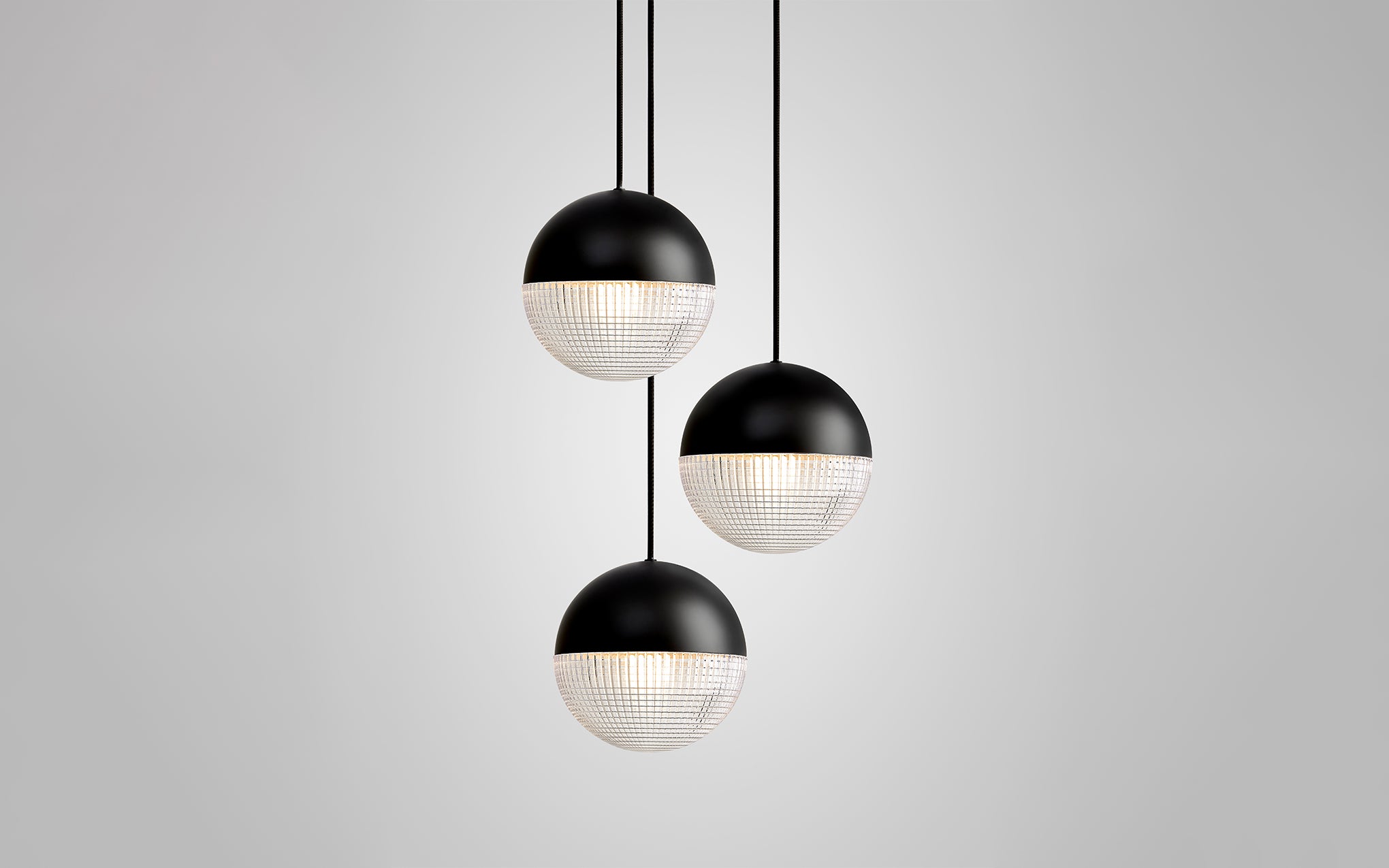 Little Lens Flair chandelier - 3 piece
