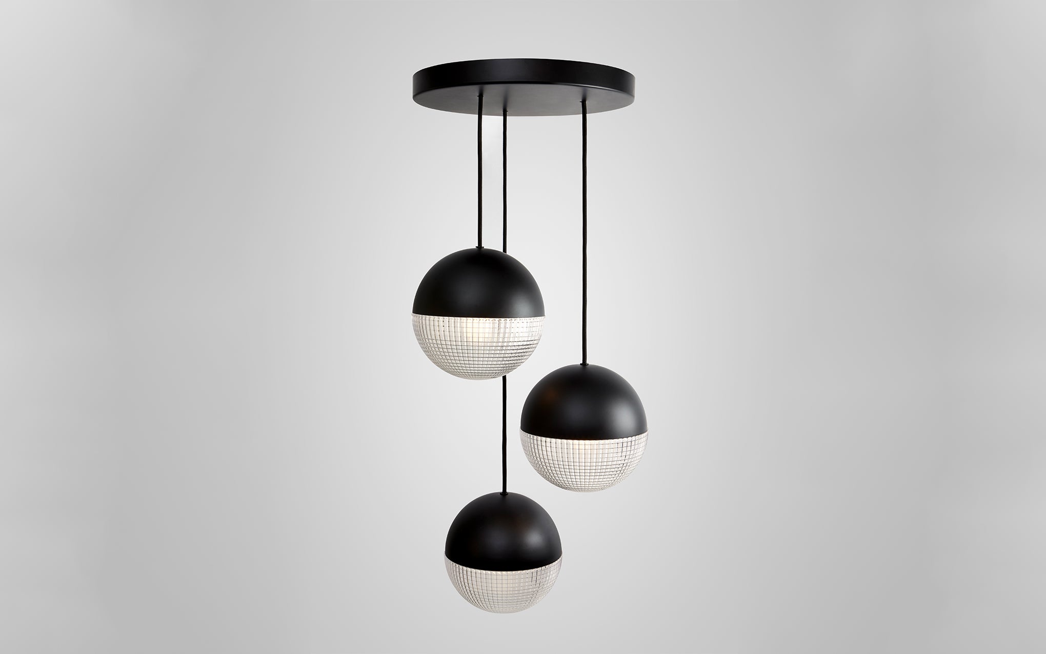 Little Lens Flair chandelier - 3 piece