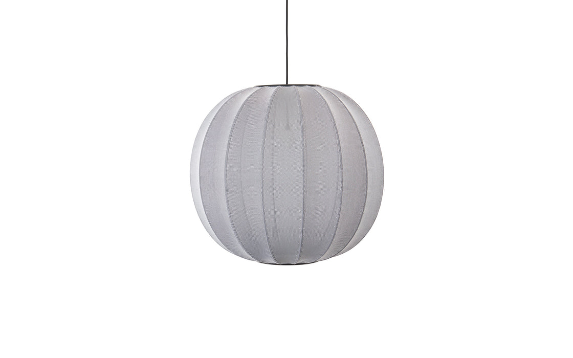 Ex-Display Knit-Wit round pendant Ø60 - silver