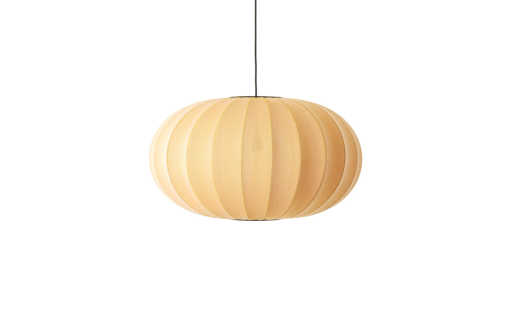 Knit-Wit oval pendant