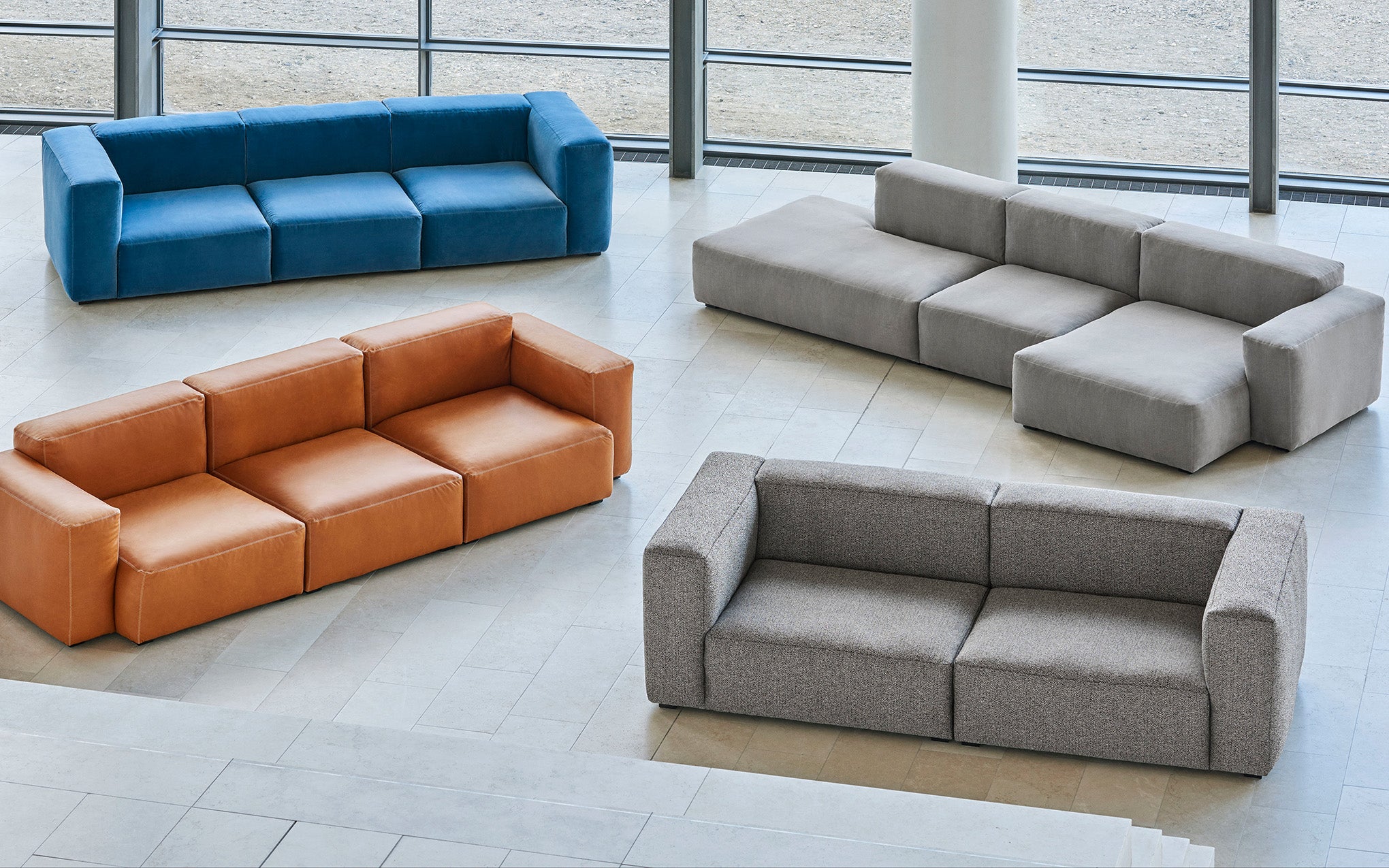 Mags soft 2.5 sofa - combination 1