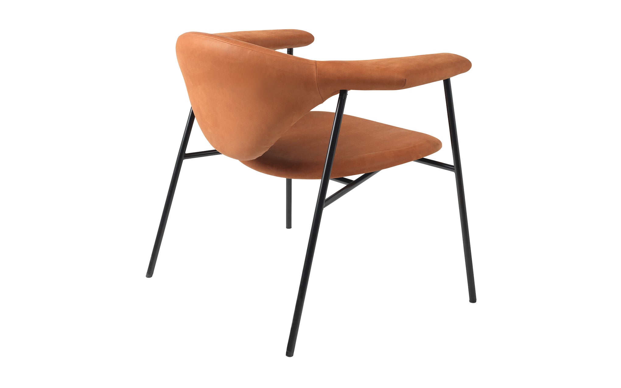 Masculo lounge chair - 4-leg base
