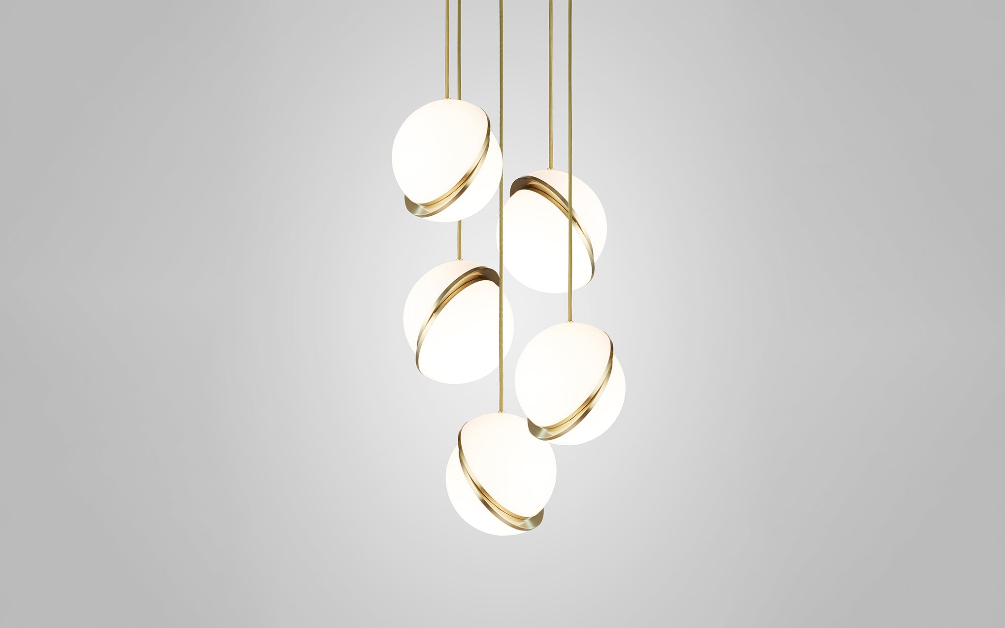 Mini Crescent chandelier - 5 piece