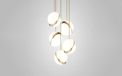 Mini Crescent chandelier - 5 piece
