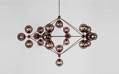 Modo chandelier - 6 sided, 21 globe