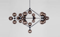 Modo chandelier - 6 sided, 21 globe